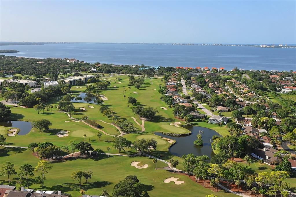 IMG Golf (semi-private) with waterfront public dining within walking distance