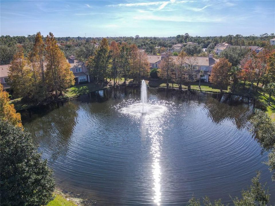 Living in the back of the community near the pond gives an added touch or nature with a soothing feeling.