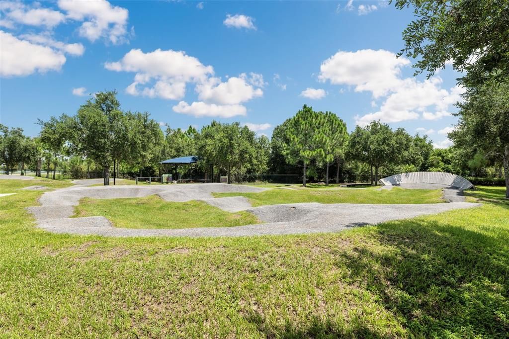 BMX bike park - the "Mud, Sweat, and Gears" park