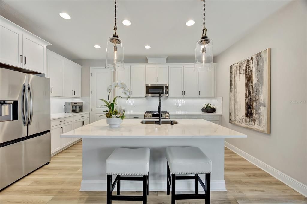 Large pantry in kitchen