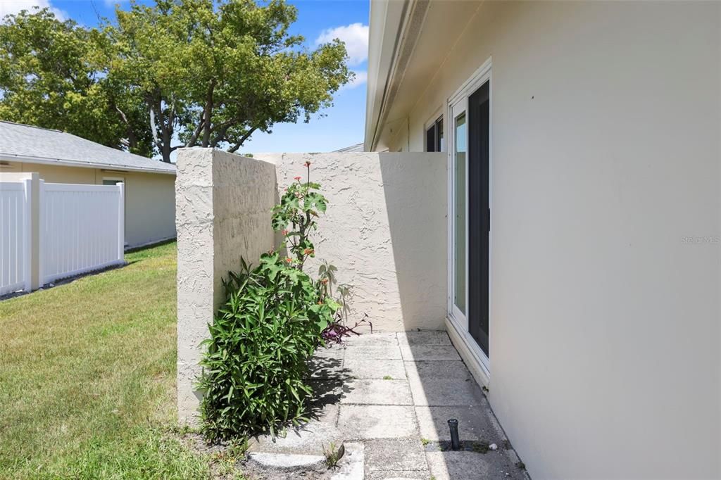 side porch off primary bedroom