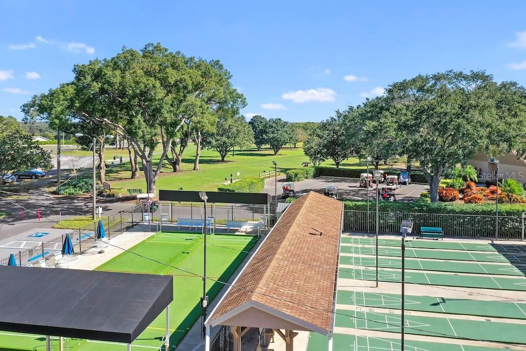 bocce and shuffeboard