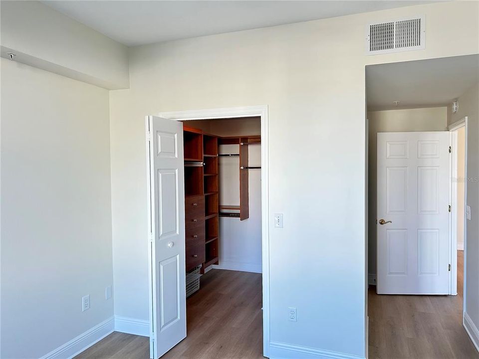 primary bedroom - entrance hall and walk-in closet