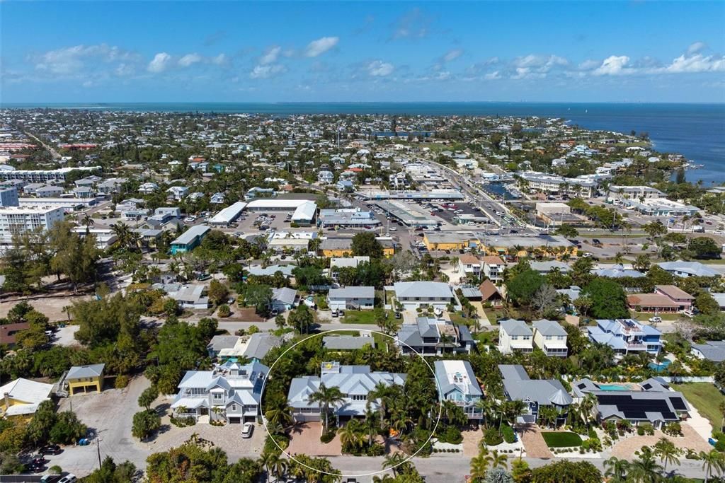 Aerial views north to Tampa Bay