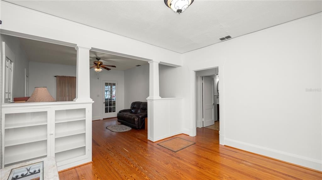 View of dining room from Northwest corner