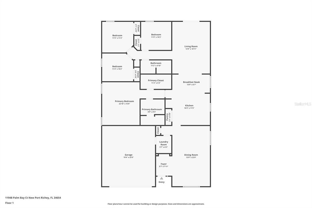 En Venta: $365,000 (4 camas, 2 baños, 1968 Pies cuadrados)