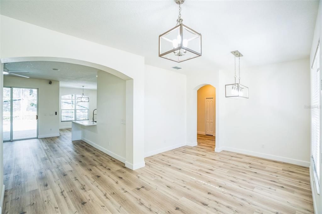 View from Foyer entry to Pool