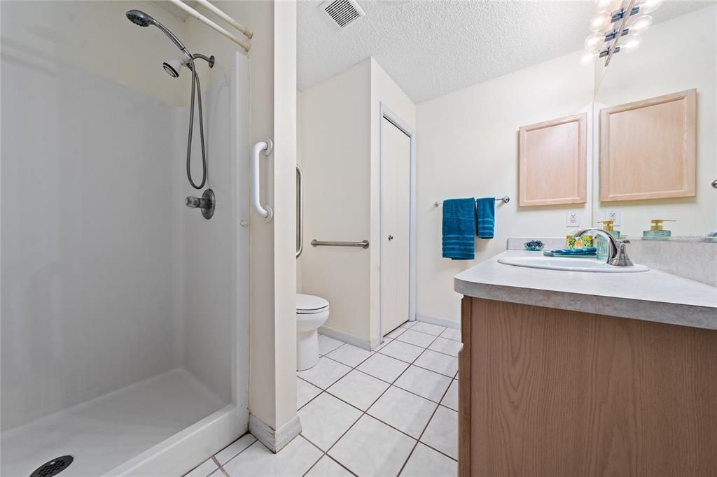 Primary Bedroom Ensuite Bathroom with shower & closet