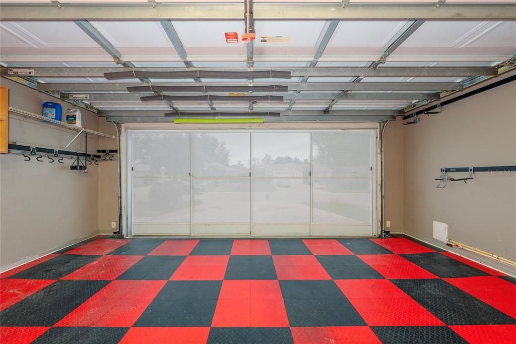 Garage door screen for privacy and air flow!