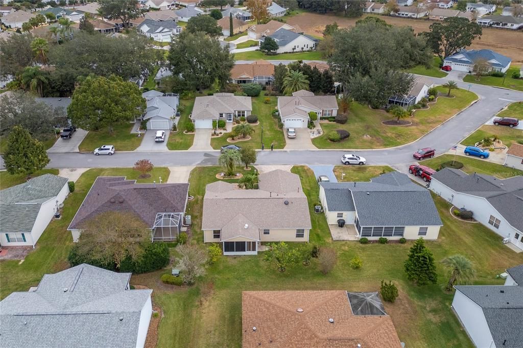 Backyard view from above