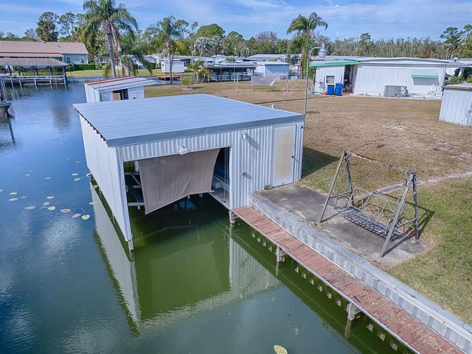 Enclosed Boat House