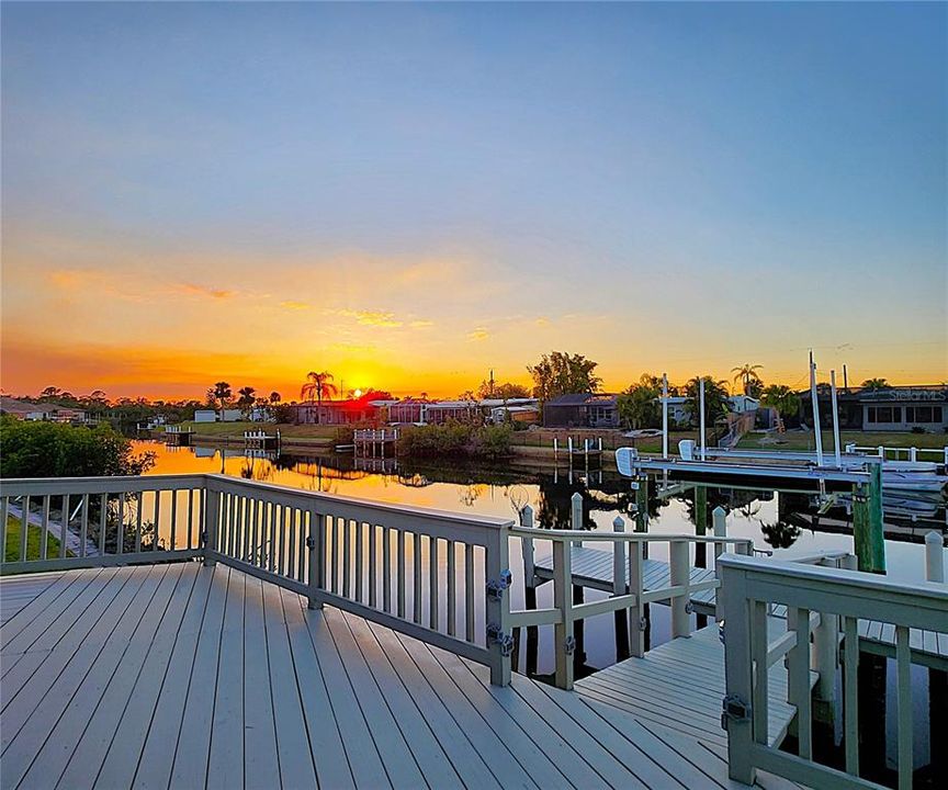 8680 Quinn Ct Nort Port FL 34287: Deck and magnificent views