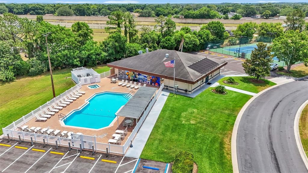 East Side Pool, Hot Tub, Tennis Courts, Recreation Center