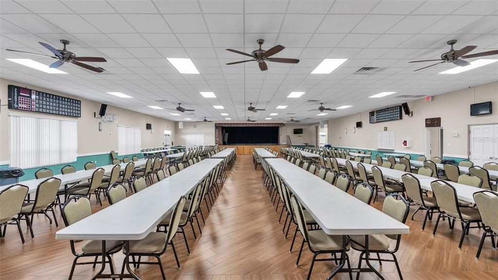 West Side Gathering Hall (in Community Center) Weekly Bingo, Coffee Hour, Large Events, & POA Meetings are here.