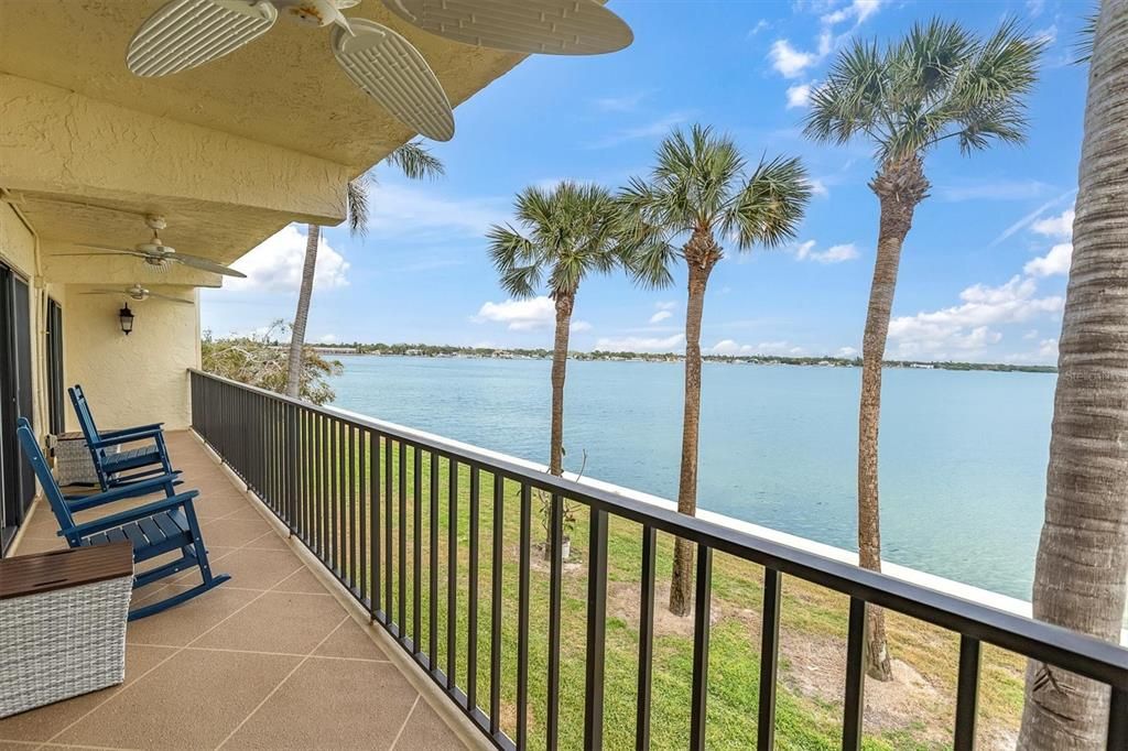 Patio located off of the living room and both bedrooms.