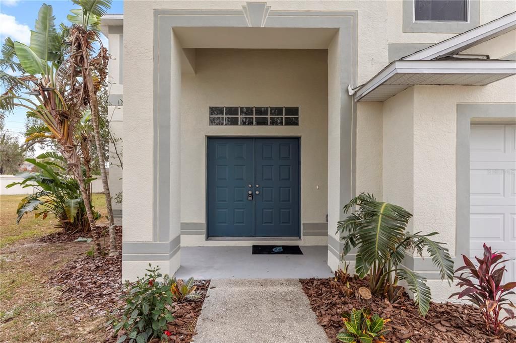 Welcoming front porch