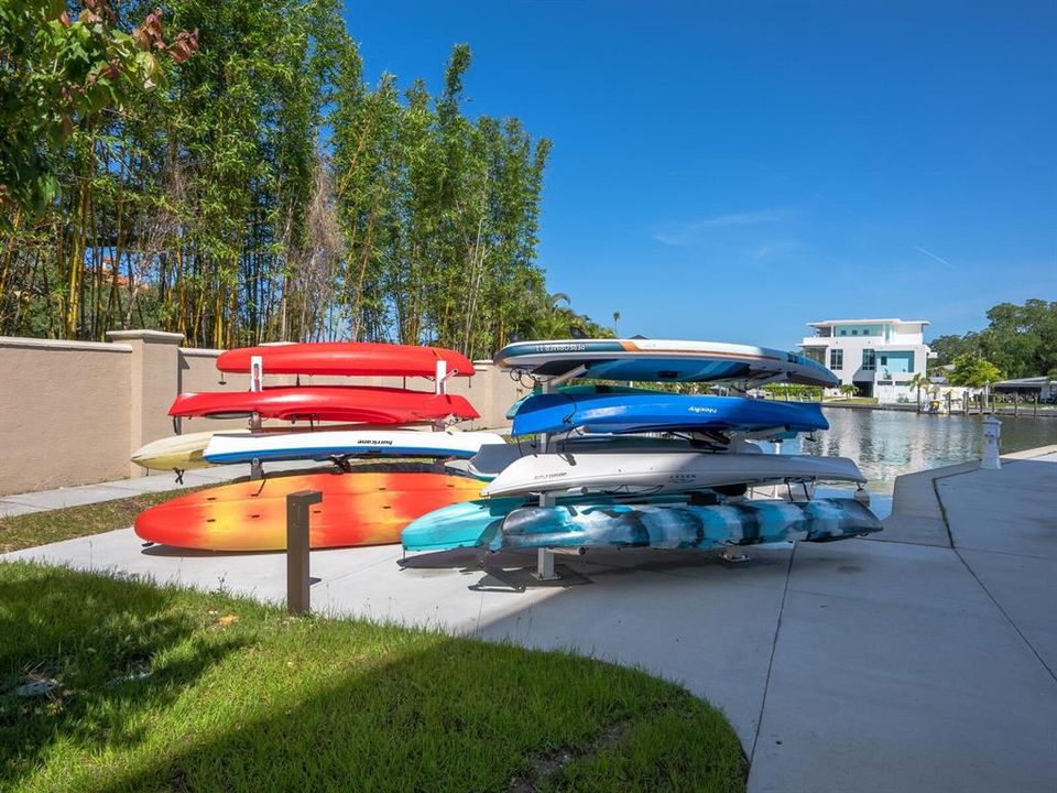 Kayak Launch and storage