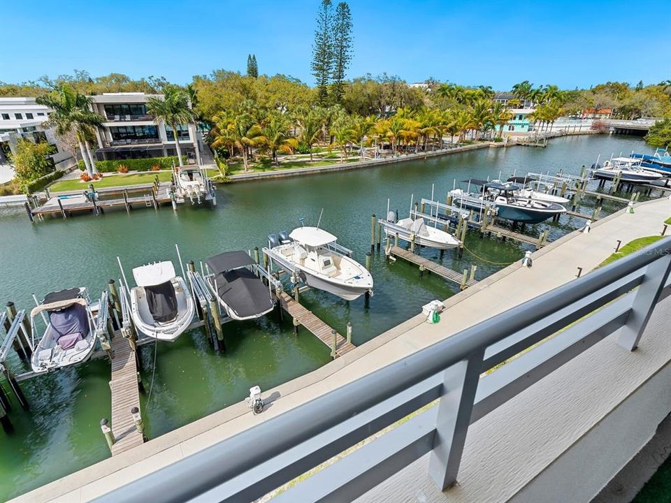 More views of boat docks from your lanai