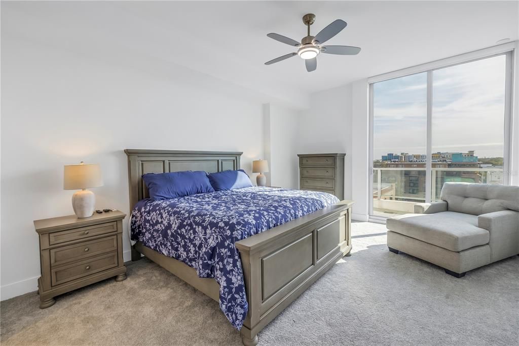 Primary Bedroom with patio