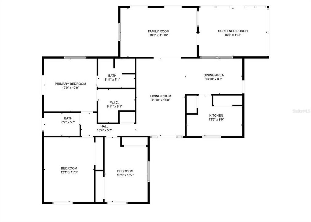 На продажу: $314,900 (3 спален, 2 ванн, 1508 Квадратных фут)