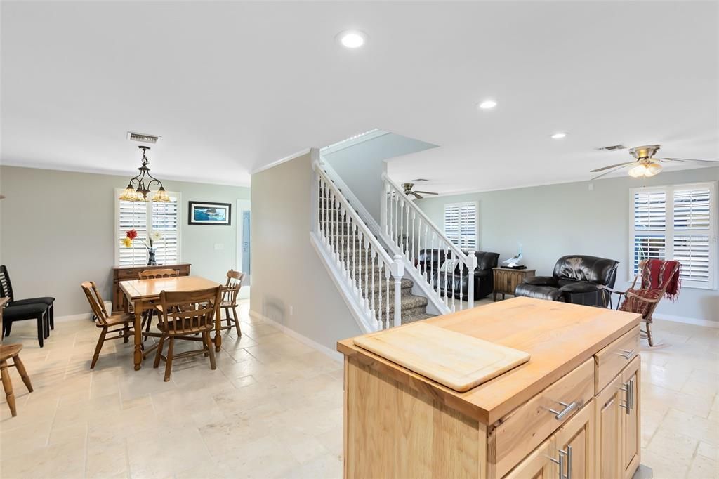 Kitchen's view of Formal Dining Room