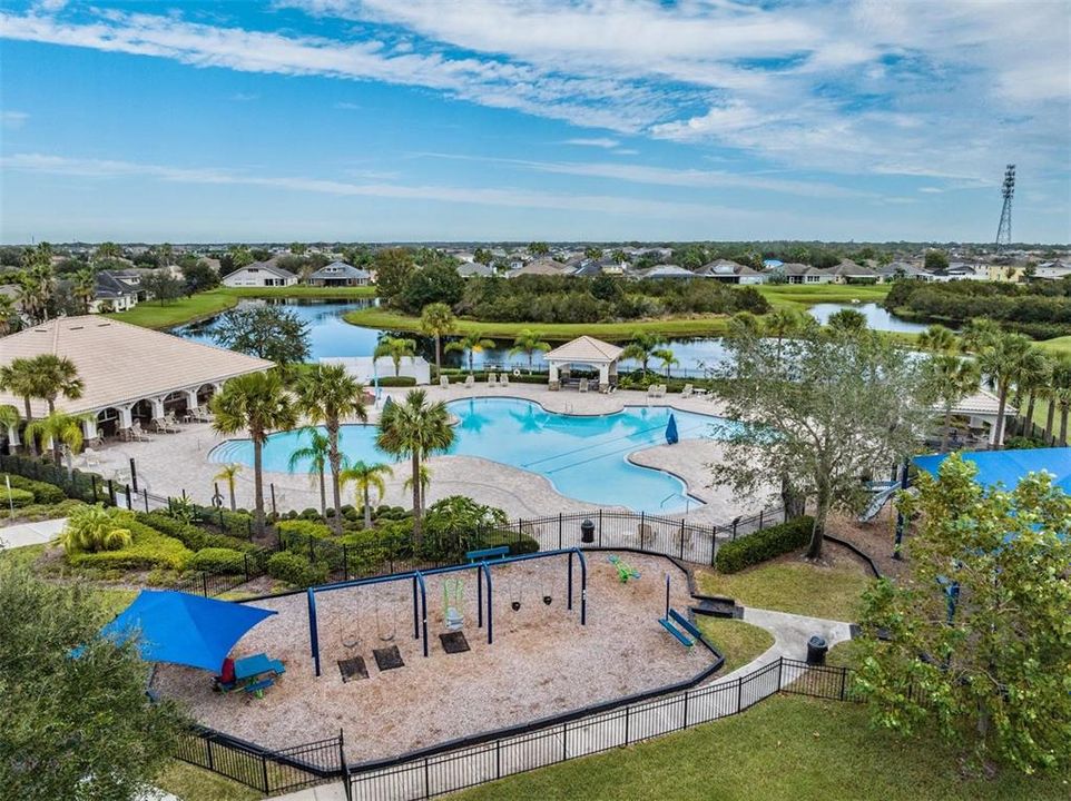 pool and playground