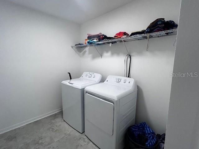 Convenient 2nd Floor Laundry with Storage