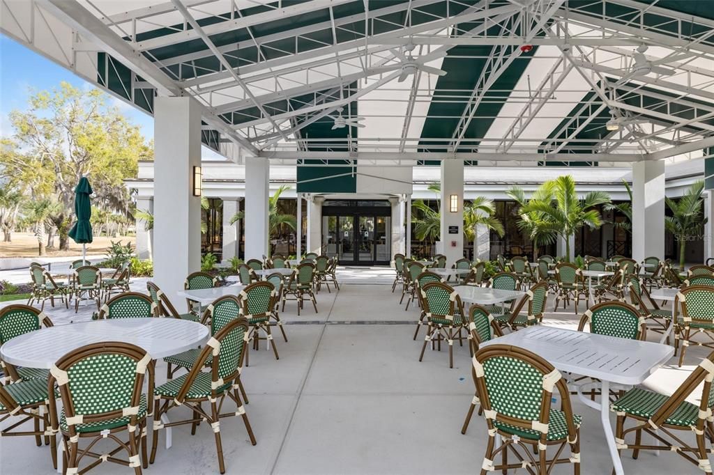 Alfresco Dining on the patio