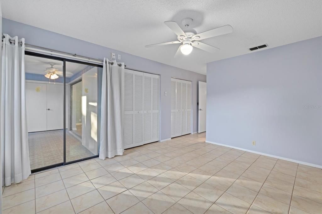 Primary Bedroom with Sliding Glass Doors