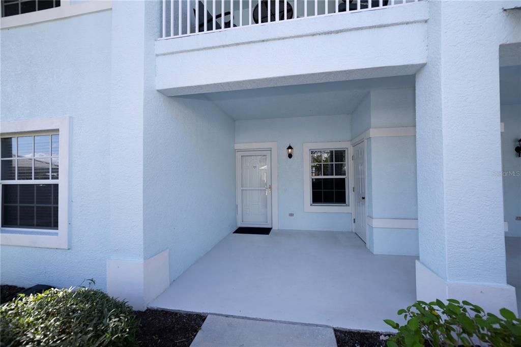 covered porch entry