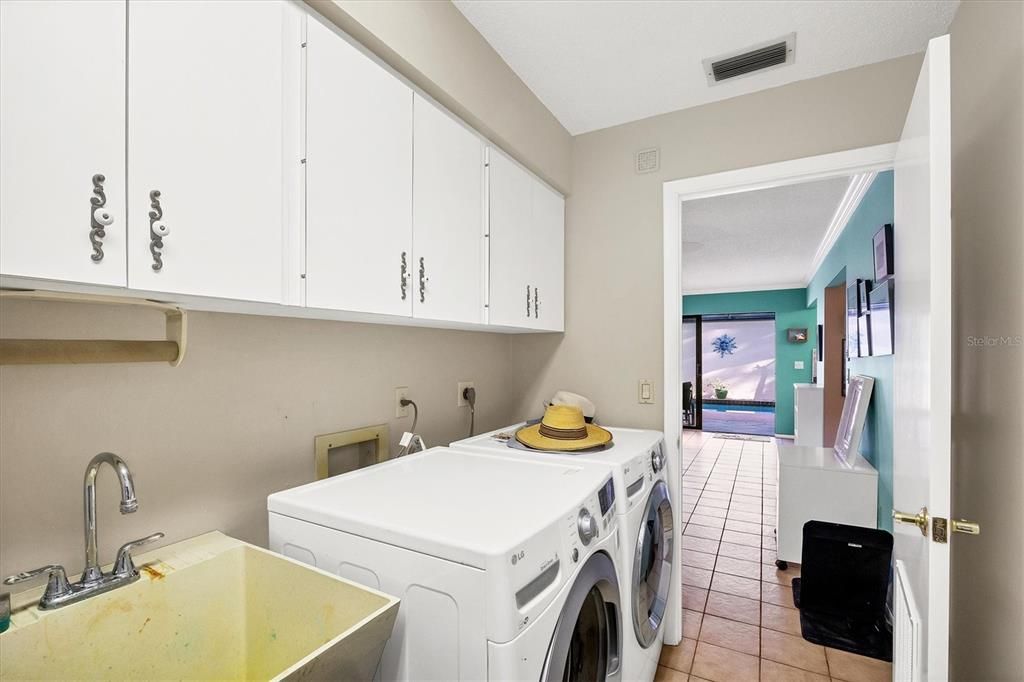 indoor laundry room