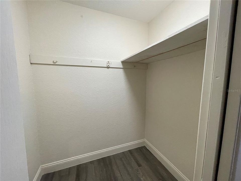 Master bedroom walk-in closet.