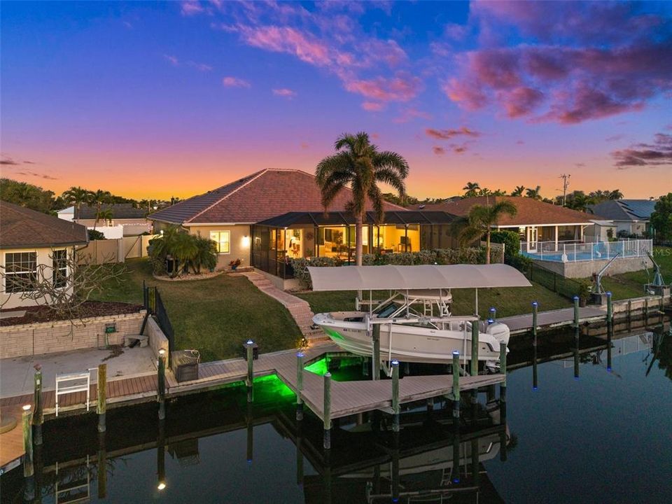 Boat Dock in the Evening