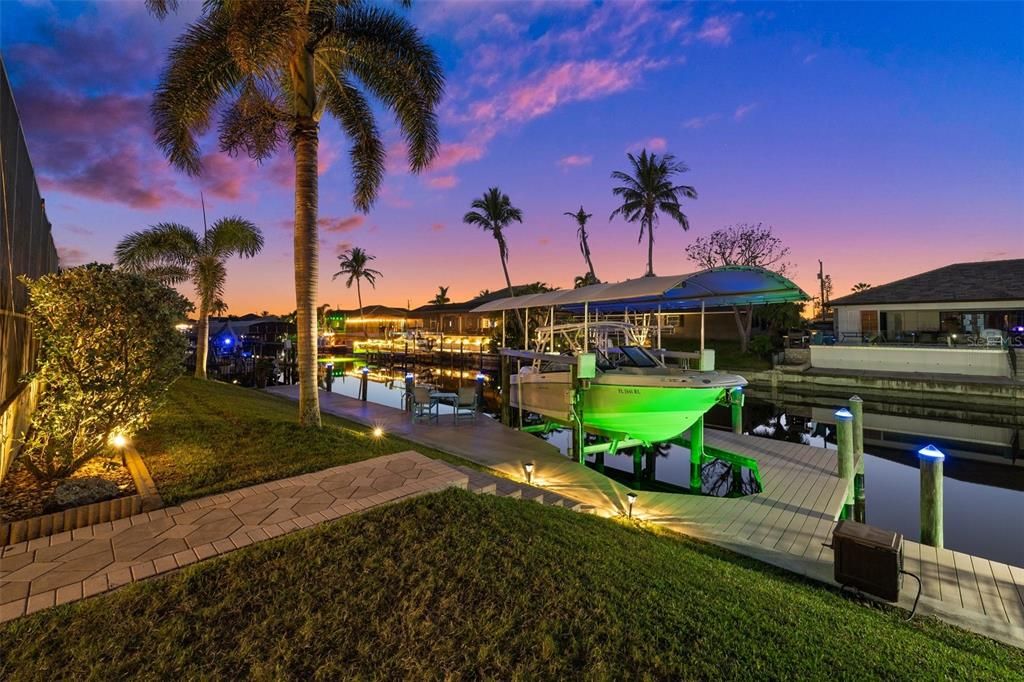 Boat Dock in the Evening