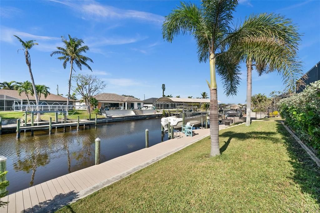 80 foot captains walk along the Gulf Access Canal