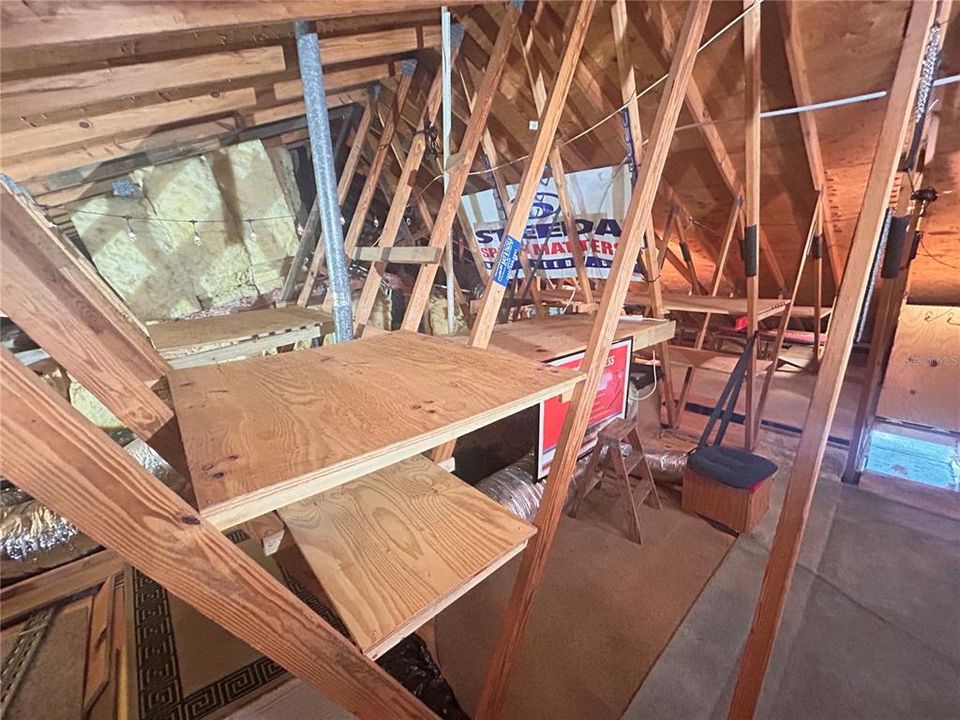 ATTIC STORAGE AREA