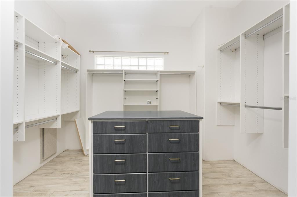 Huge Walk-in Closet in Primary Suite