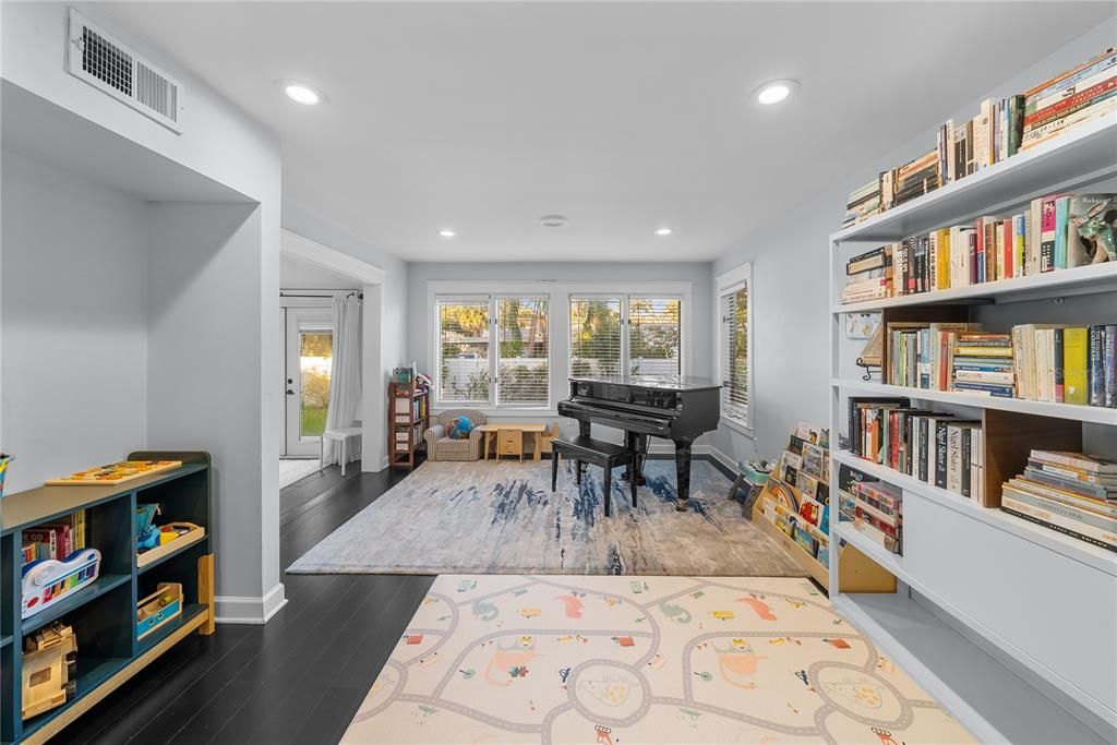 Family Room Open to Dining Room