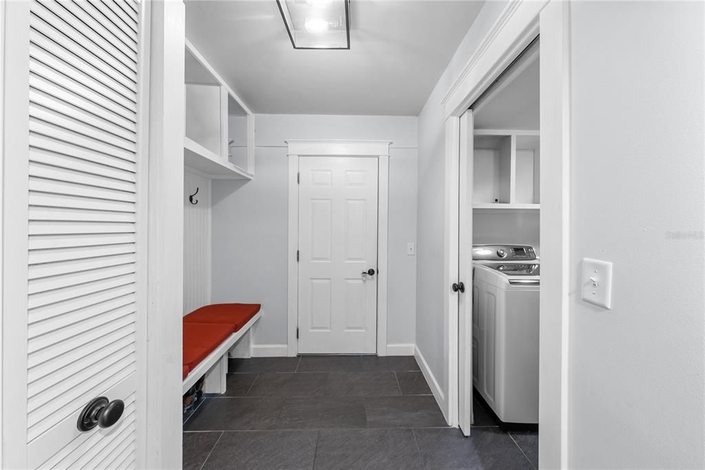 Mudroom Off Garage