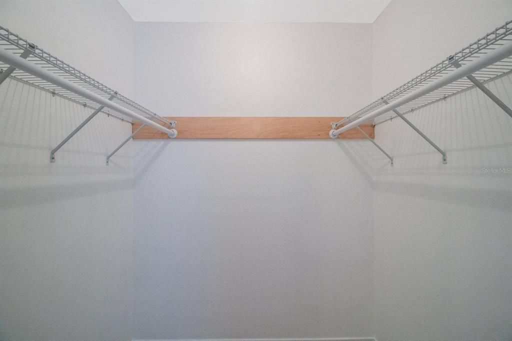 Guest walk- in closet.