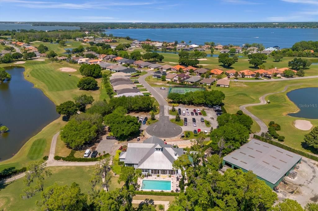 Back of Deer Island Golf Club