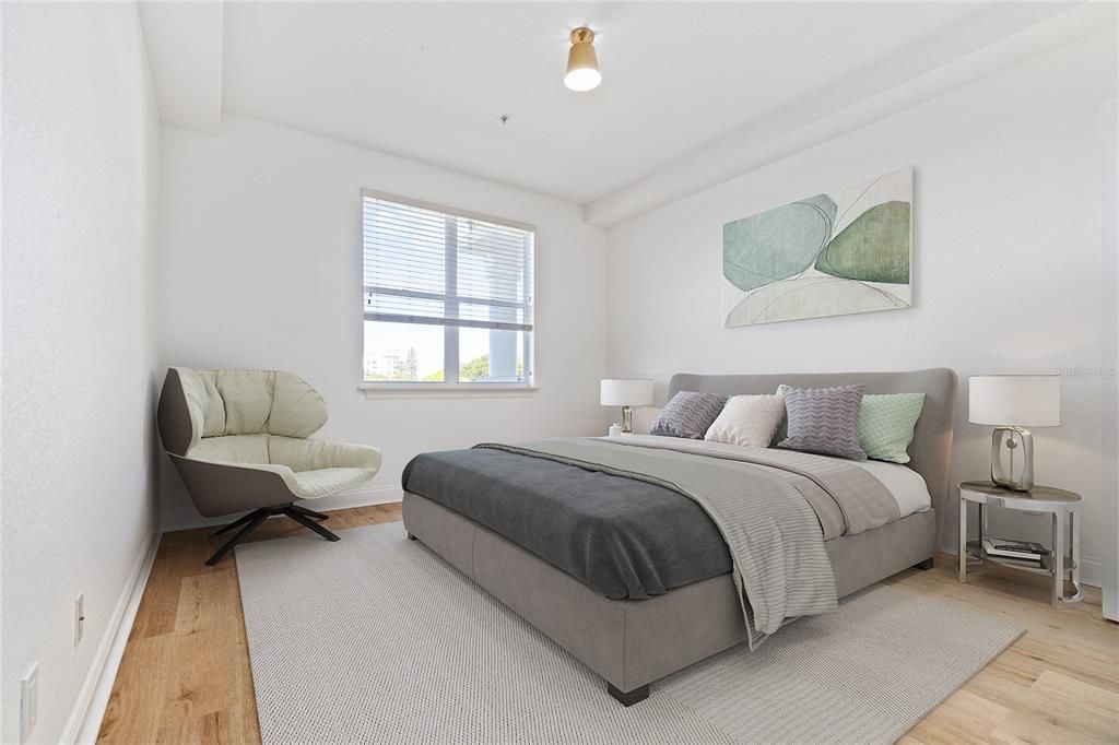 Staged Guest bedroom