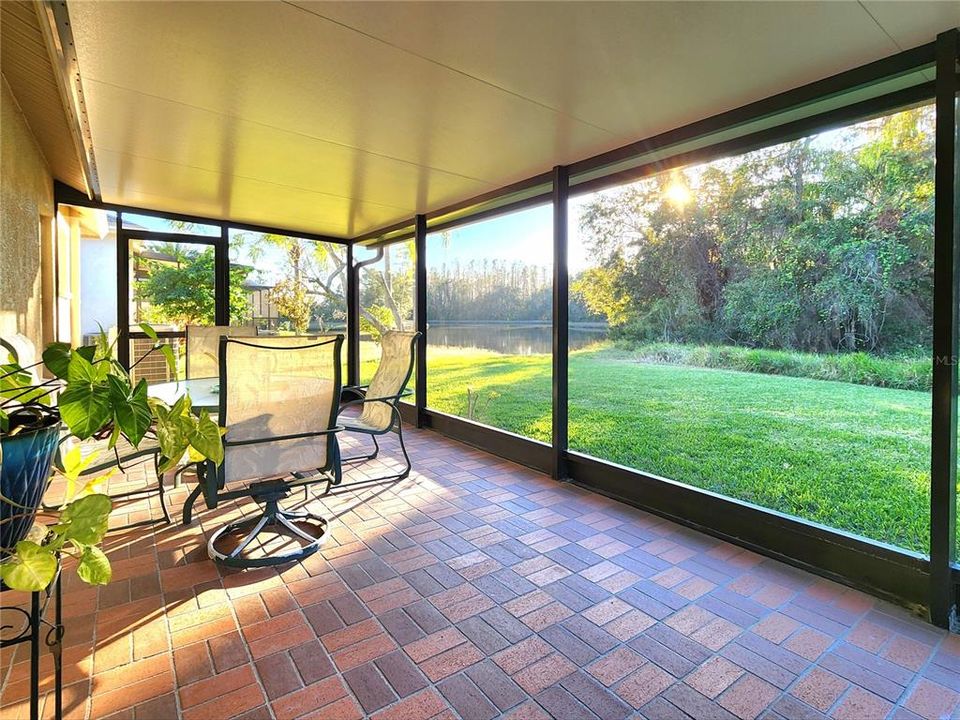 Large Patio Facing West Towards Sunsets