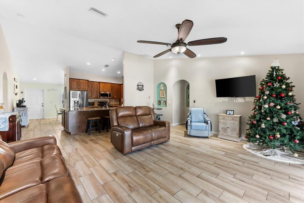 Vaulted Ceilings Make the Home Feel Even More Spacious