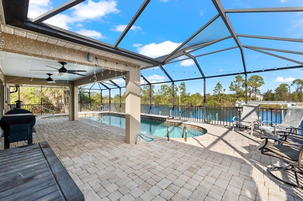 The Screened Lanai is Perfect for Enjoying Florida Sunshine