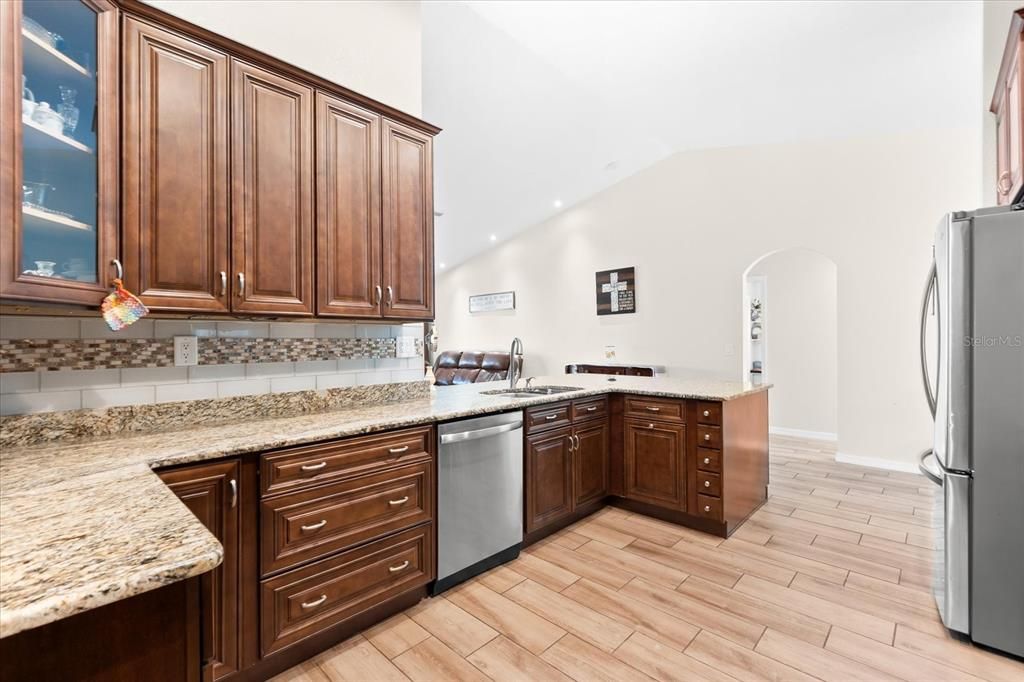 Custom Wood Cabinets with Soft-Close Doors & Drawers