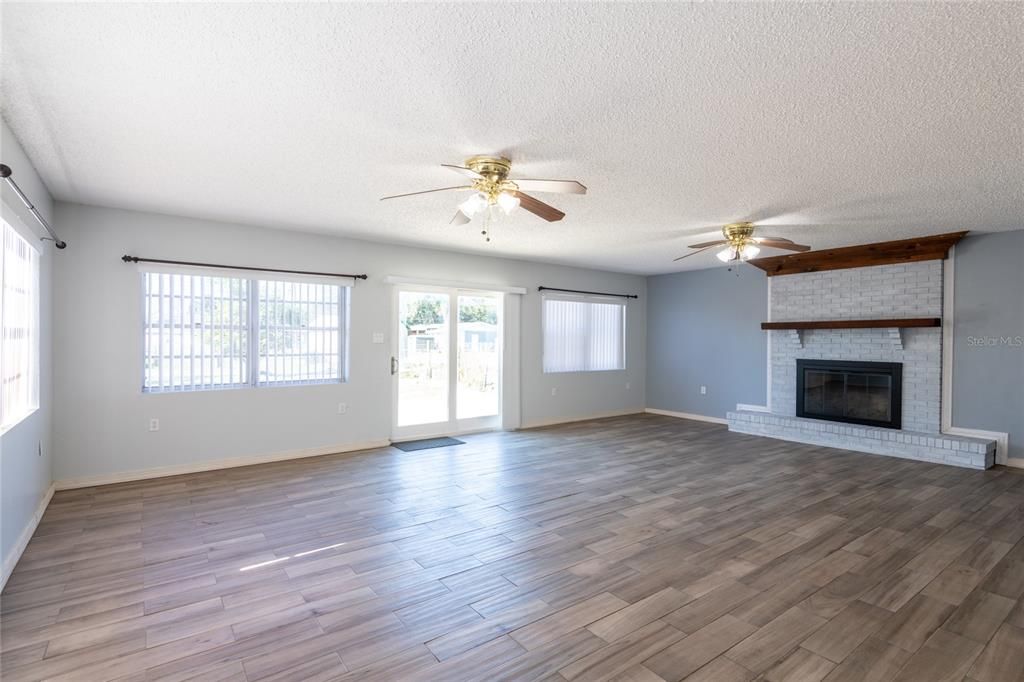 Plenty of space for a living area, pool table, bar, or whatever your family needs.