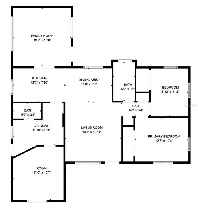 На продажу: $288,900 (3 спален, 2 ванн, 1490 Квадратных фут)