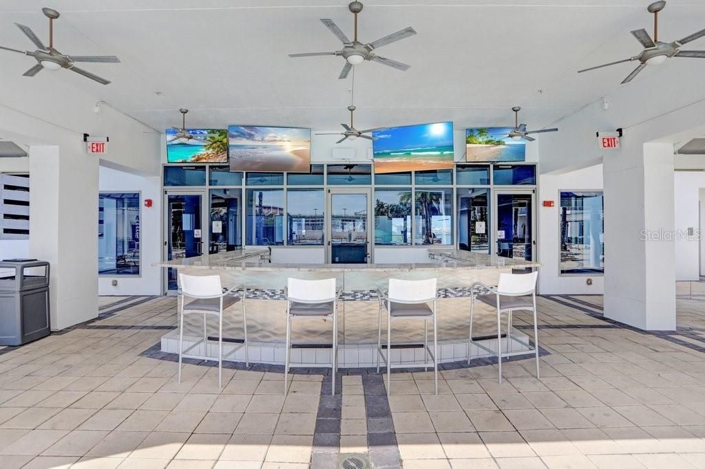 Pool Bar outside of Clubhouse