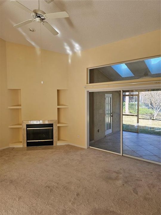 Working Fireplace in Living Area